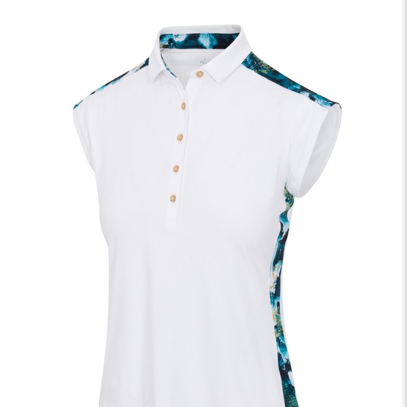 4 pc Greg Norman Collection in Blue and Green Print bundle - Picture 3 of 5